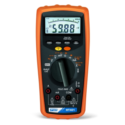 HT-Instruments HT401 Digitales Multimeter TRMS bis 1.000 V AC/DC