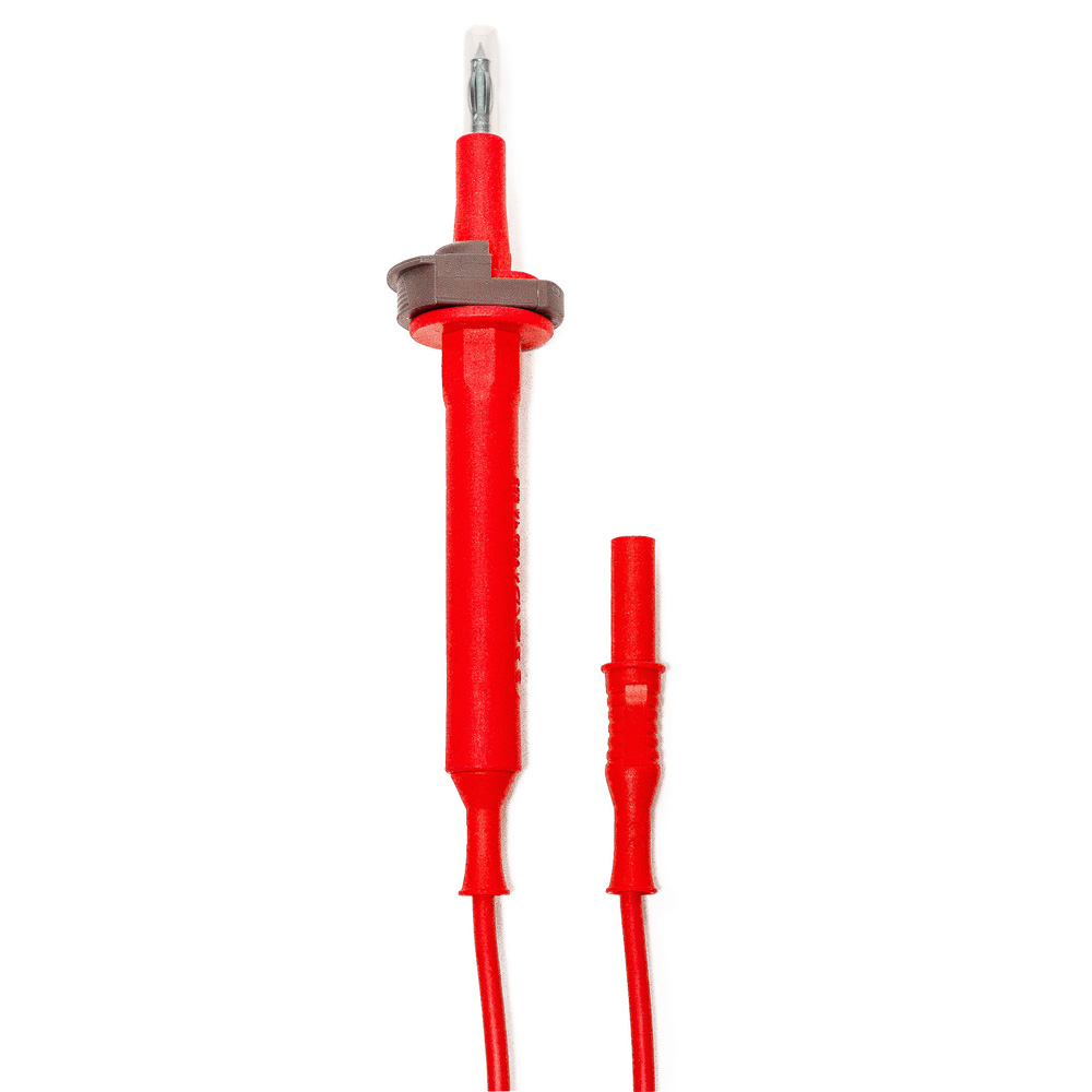 HT-Instruments 4717-S-IEC100R Sicherheitsmessleitung rot, mit zurückziehbarer Messspitze