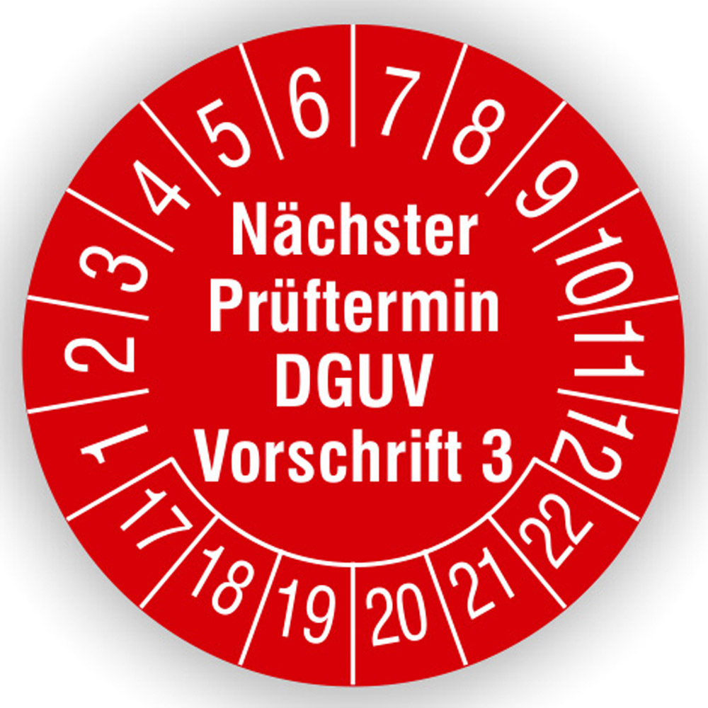 HT-Instruments Prüfplaketten 15mm Sicherheitsprüfplaketten 15mm