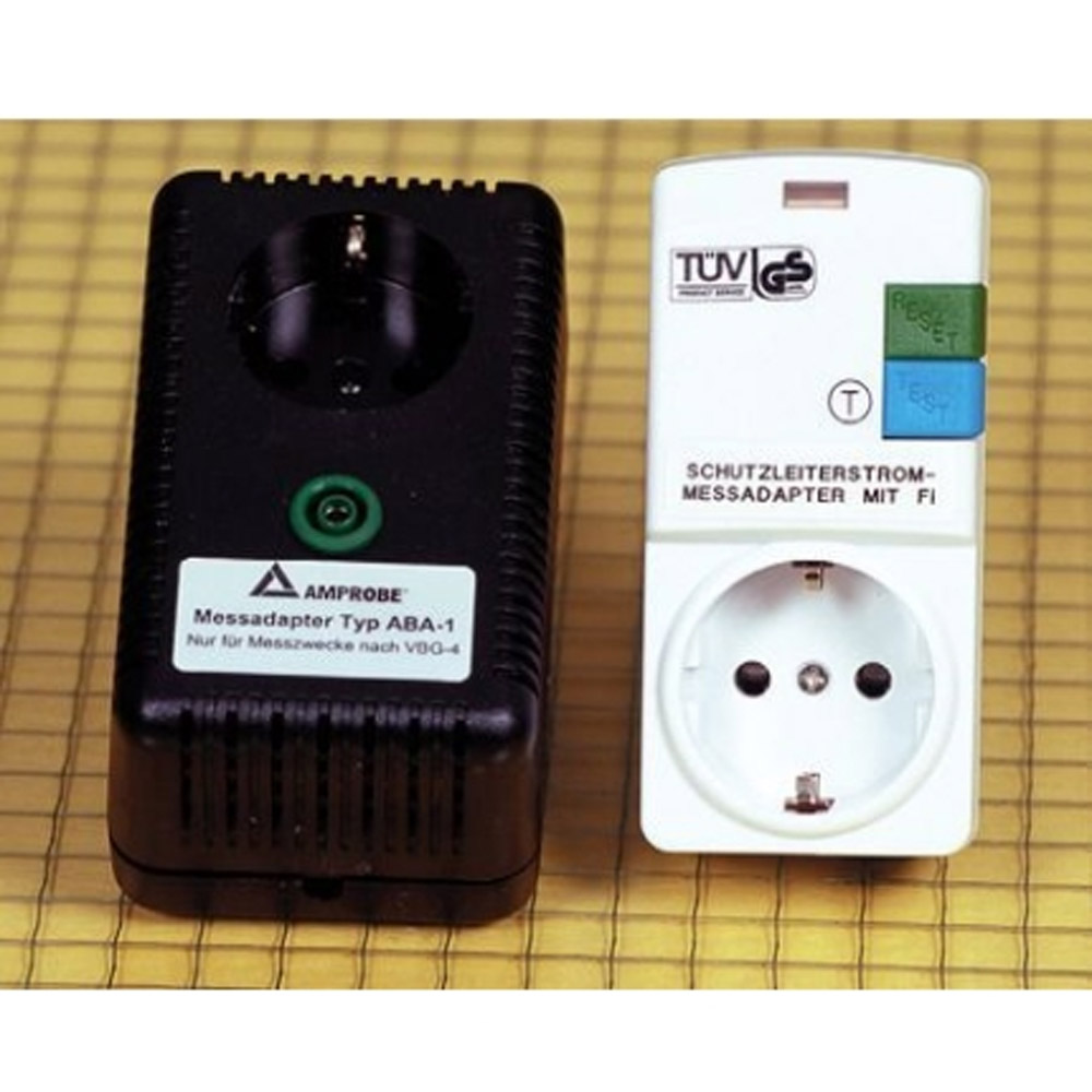 HT-Instruments ABA-1FI Schutzleiterstromadapter mit RCD