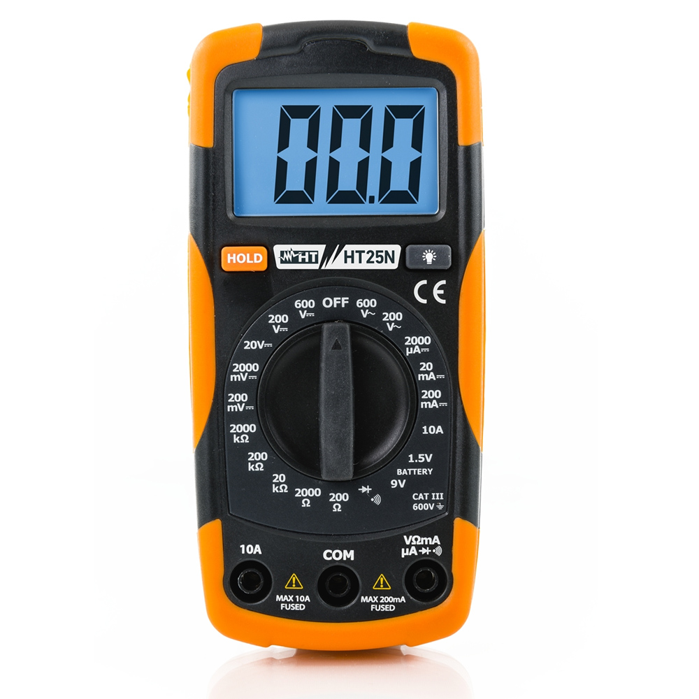 HT-Instruments HT25N Kompaktes Multimeter mit Batterietester