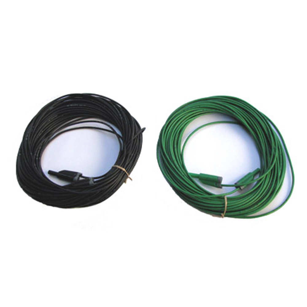 HT-Instruments KIT-EXT25M2 Messleitungen grün, schwarz je 25m mit Sicherheitsstecker 4mm